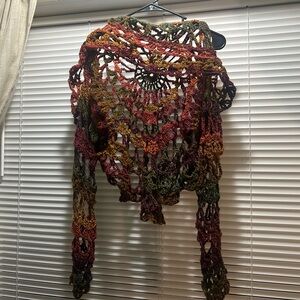 Crochet Mandala Circle Cardigan🧶 Size Medium